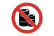 © Shahzad - Warning sign prohibiting the storage of hazardous materials in barrels