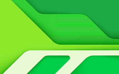 Wall Mural - Abstract green background with square pattern and light wave design