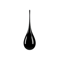 Wall Mural - Single water droplet suspended in midair against a stark showcasing minimalist design and the beauty of liquid form with light reflection on transparent background