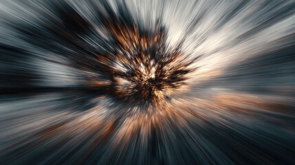 Wall Mural - Abstract light rays creating speed warp effect