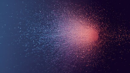 Wall Mural - Digital data stream expanding network connection