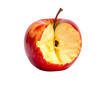 © Md Ikbal - Bitten red apple isolated on transparent background