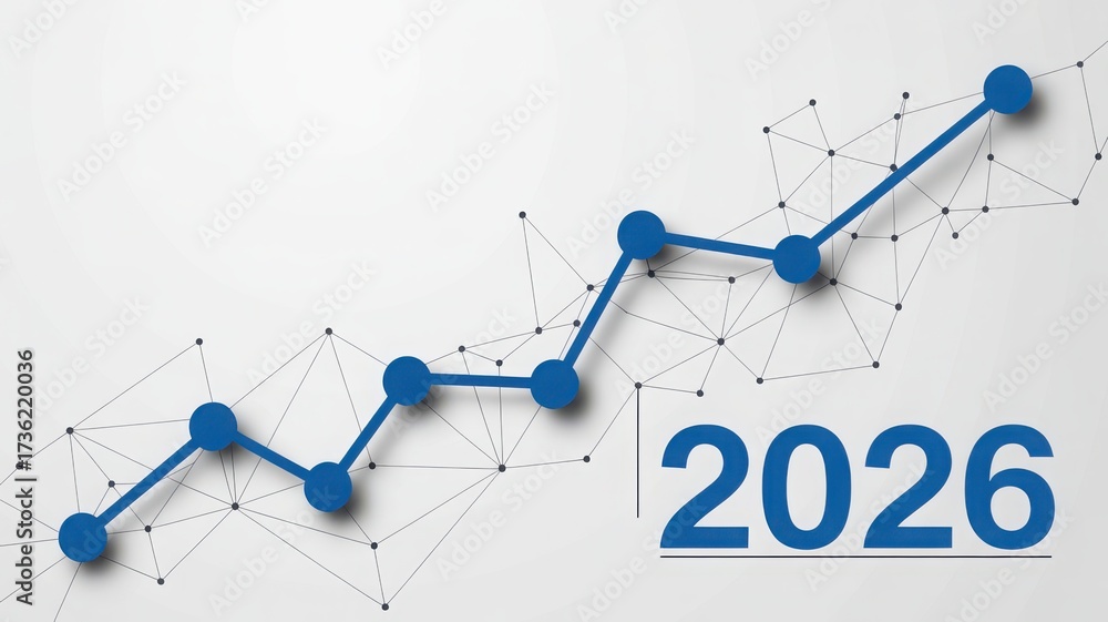 Growth Chart With 2026 Target Business For Infographic 1000 F 1736220036 