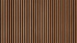 © Inka - SEAMLESS wall panel pattern, slim vertical slats in medium brown wood with natural fluted texture, modern interior background for home & office, decorative accent wall or acoustic panel design.