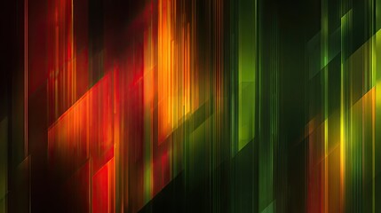 Wall Mural - Vibrant Abstract Background with Colorful Light Waves and Shapes