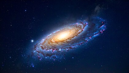 Wall Mural - incredible deep space background featuring a vast starry night sky, with countless distant stars, sh