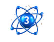 © yusai - Atomic model with number 3