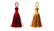 © MdMojnu - Two decorative tassel variations isolated on transparent background