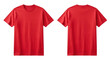 © Neni - Red TShirt Mockup Front and Back Views featuring t-shirt, red, shirt, tee, apparel high quality professional