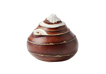 Brown object isolated on transparent background