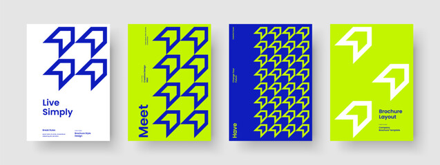 Wall Mural - Creative Report Design. Geometric Book Cover Template. Abstract Brochure Layout. Flyer. Banner. Business Presentation. Poster. Background. Portfolio. Advertising. Pamphlet. Brand Identity. Notebook