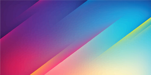 Wall Mural - abstract colorful background design with bright blue and pink digital light waves and smooth purple 