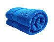 © Hama - Rolled, blue terrycloth towel with a matching band around the middle