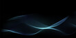 © HNKz - Abstract technology particle wave background. Modern design vector illustration.