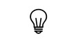 © Sititri - Lightbulb icon representing a bright idea, innovation, creative solution, inspiration, and electricity. Concept for success.