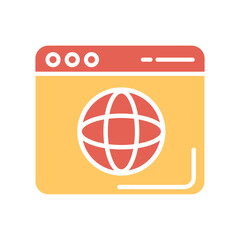 Wall Mural - Browser Icon Design