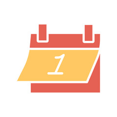Wall Mural - vector calendar icon