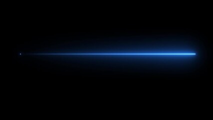 The abstract blue background features glowing digital particles and lines that create a dynamic light effect, suggesting motion in the dark space