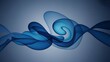 © Farjana - Fluid tech shapes in various shades of blue, from deep navy to electric azure. The monochromatic scheme creates a cohesive, professional look with depth through opacity variations.