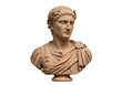 © Ophelia - Isolated Caesar statue in studio lighting, ancient Roman emperor, classical art object
