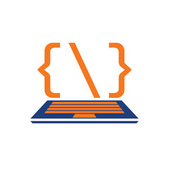 developer abstract logo modern style