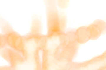 Wall Mural - Yellow orange glowing blur light leak effect on transparent background. Abstract soft gradient with luminous streaks and smooth glow for overlays and highlights