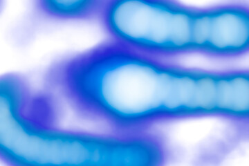 Wall Mural - Blue glowing blur light leak effect on transparent background. Abstract soft gradient with luminous streaks and smooth glow for overlays and highlights