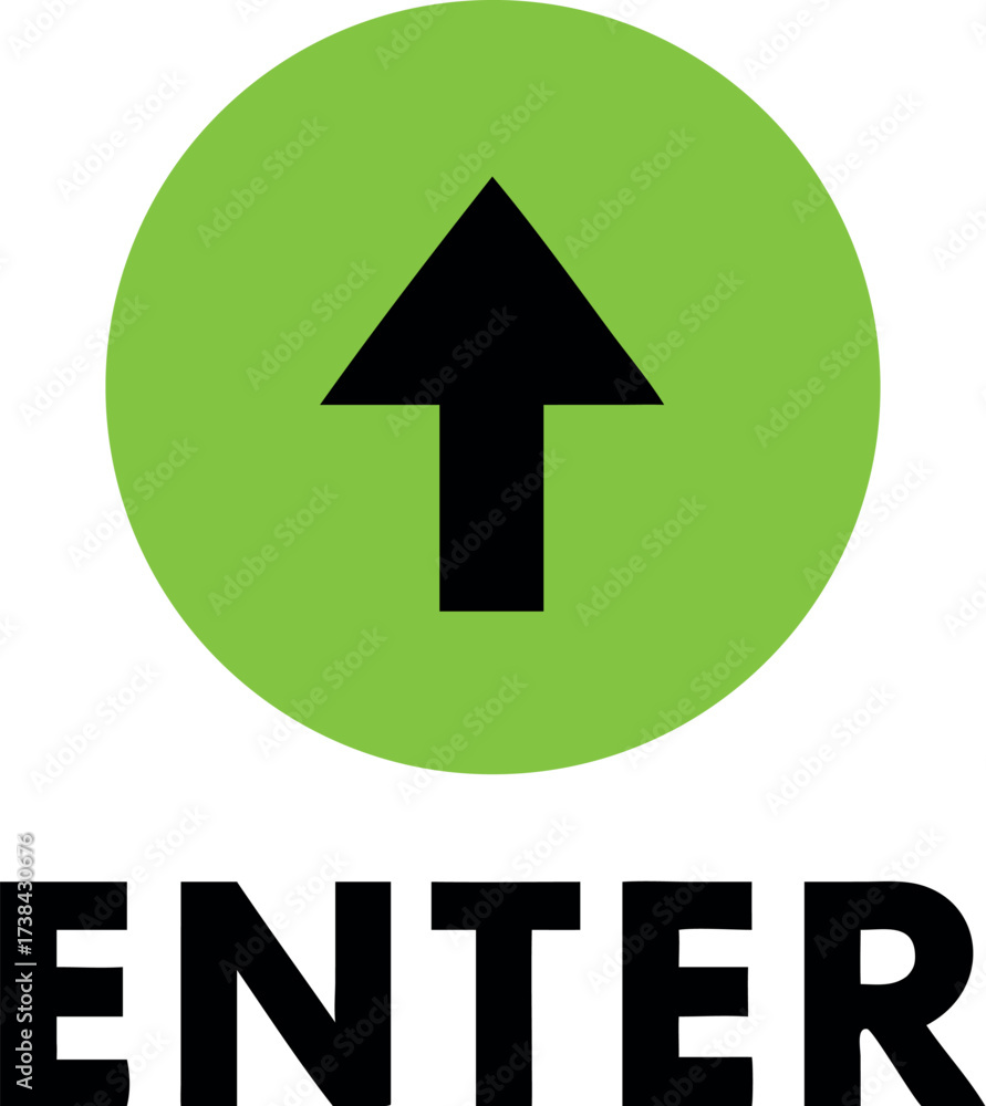 Xp Up Sign Enter up Arrow sign vector Safety signs and symbols. Stock Vector ...