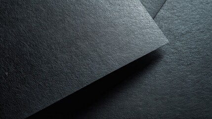 Wall Mural - Elegant Matte Black Paper with Subtle Texture for Creative Projects