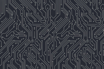digital circuitry seamless pattern motherboard layout technology concept high detail vector eps ai png