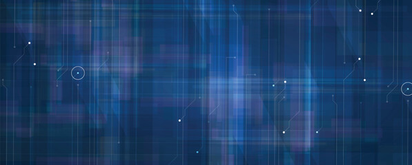 Abstract network backdrop and artificial intelligence futuristic data flow background