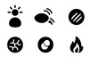 © Влада Яковенко - Irritation Symptoms Icons.