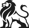 © Muhammad - Minimalist lion face logo vector, ideal for modern business branding and emblem designs.