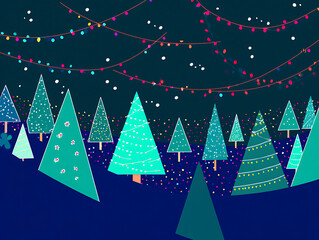 Wall Mural - christmas tree