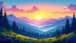 © celeng - Mountain Sunrise Landscape