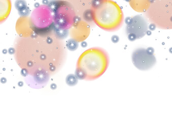 Wall Mural - Christmas Sparkling Bokeh dust effect 