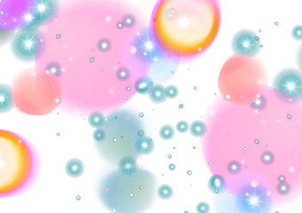 Wall Mural - Christmas Sparkling Bokeh dust effect 