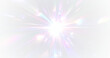© Serhii - Crystal star diamond galaxy prism sparkle PNG with glowing shine, transparent overlay, cosmic nebula light speed motion effect, radiant spectrum optical abstract background