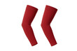 © whitestorm - Two red compression arm sleeves isolated on a transparent background, apparel