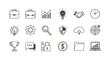 © AY - Collection of essential business, finance, and technology outline icons