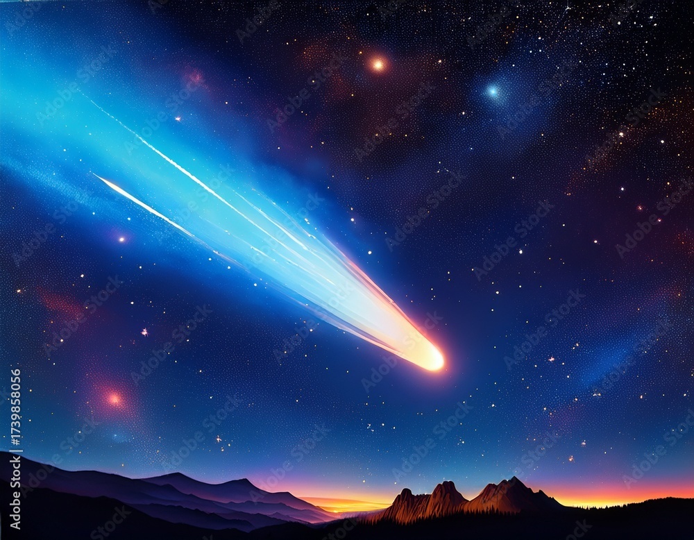 comet 3i atlas an interstellar Stock Photo | Adobe Stock