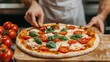 © Johanna - Busy Italian restaurant hosting lively event with interactive food preparation shows and promotional displays for customers