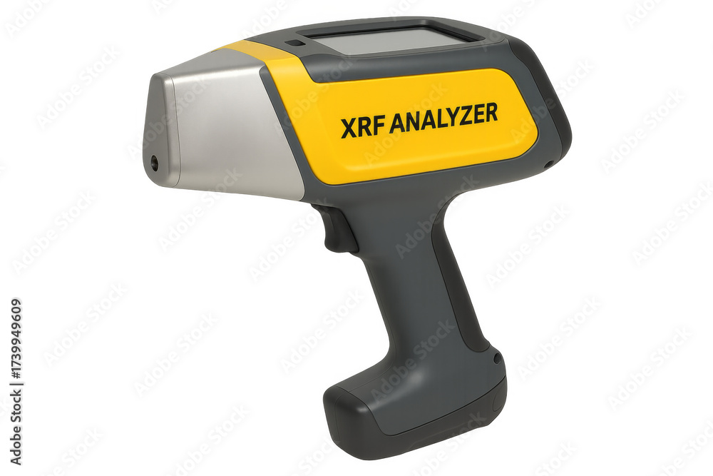 Material Testing Gun Handheld xrf analyzer device for material analysis Stock Photo | Adobe ...