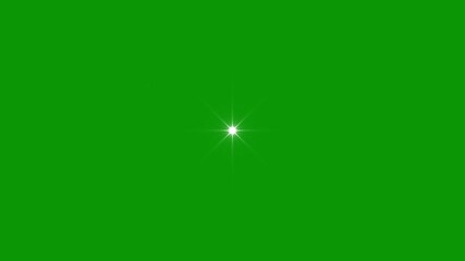 Wall Mural - Twinkle Sparkling stars Shine animation on green screen, White shining star light, Vector, doodles style stars blinking effects, twinkling star, Glowing stars sparkle on transparent background. 4K