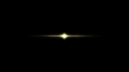 Wall Mural - White shining star light, Shining white light, Flickering white glow center optical lens flare, Twinkle stars light on black screen background, Stars twinkle like flash rays. 4k animation