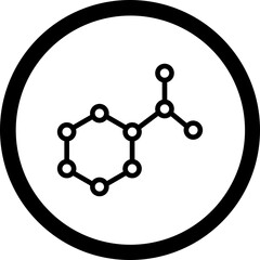 Wall Mural - Molecule Vector Icon Design