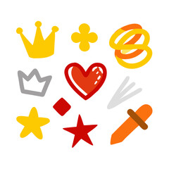 vector set of web icons