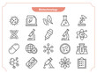 © Md - Minimal line icons for biotechnology and life sciences