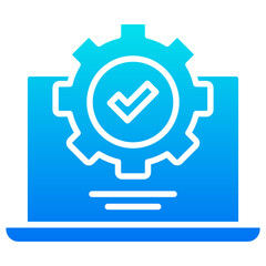 development glyph gradient icon