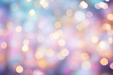 Wall Mural - Fairy lights bokeh effect background backgrounds outdoors glitter.